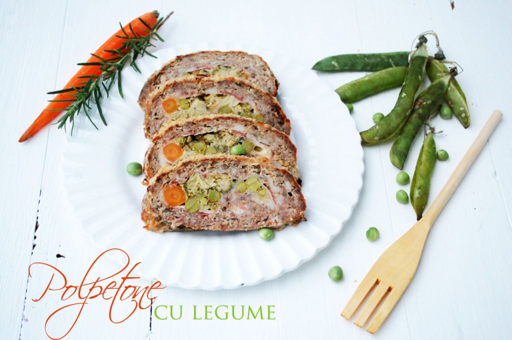 Rulada de carne cu legume