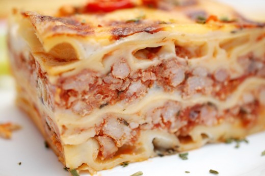 lasagna cu pui si ciuperci