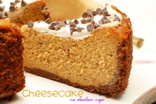 Cheesecake cu dovleac copt