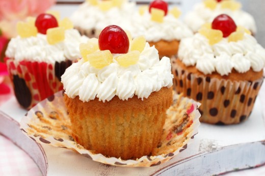 Piña Colada Cupcakes