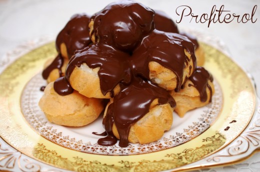 Profiterol cu crema de lamaie