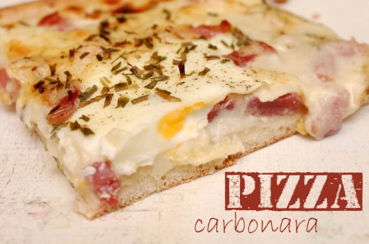 Pizza Carbonara