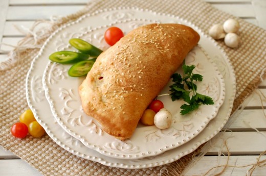 Calzone cu legume coapte