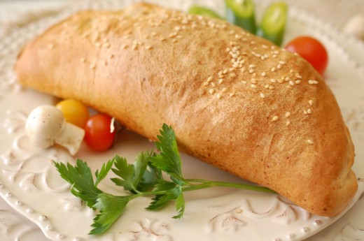 Calzone cu legume coapte