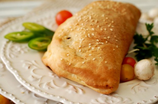 Calzone cu legume coapte