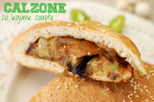 Calzone cu legume coapte