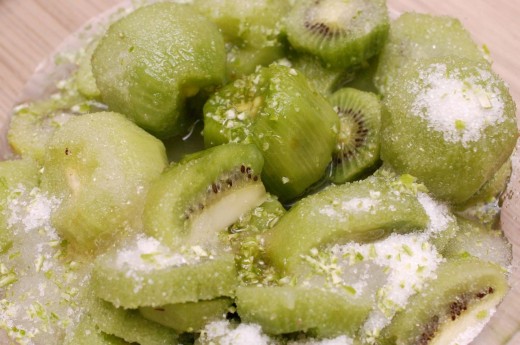 Preparare inghetata de kiwi cu lime