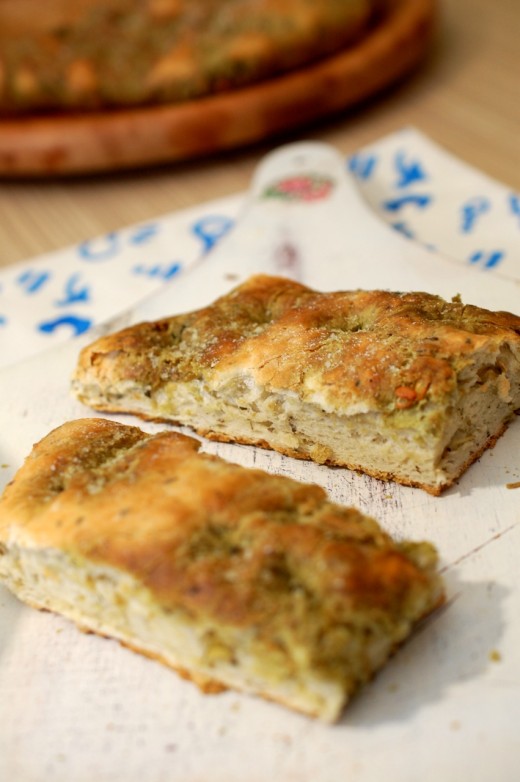 hummus focaccia