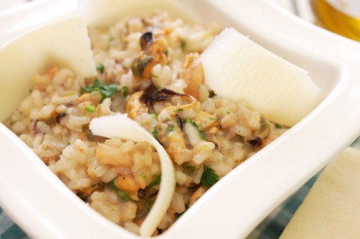 Risotto cu fructe de mare