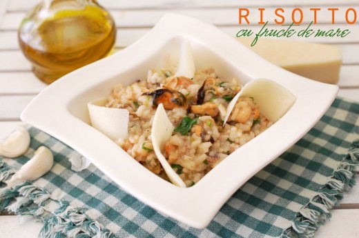 Risotto cu fructe de mare