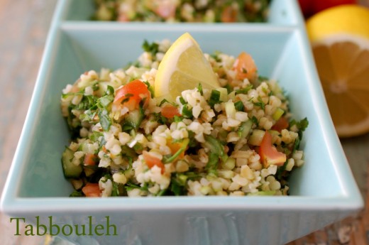 Tabbouleh - salata de bulgur cu patrunjel