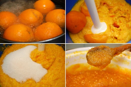 Preparare gem de portocale