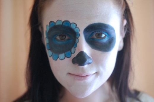 tutorial machiaj de halloween sugar skull makeup