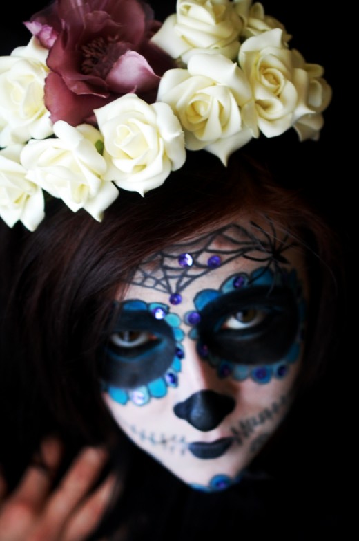 tutorial machiaj de halloween sugar skull makeup