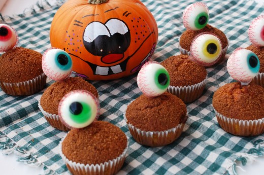 muffins cu dovleac pentru halloween