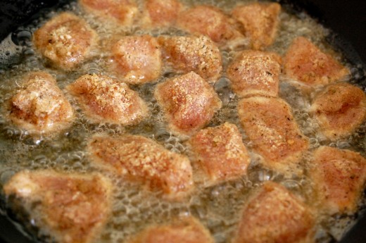 nuggets de curcan cu parmesan