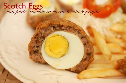 scotche eggs oua fierte invelite in carne tocata