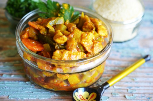 curry de pui cu legume