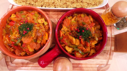 curry de pui cu legume