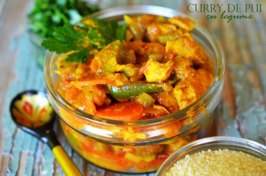 curry de pui cu legume