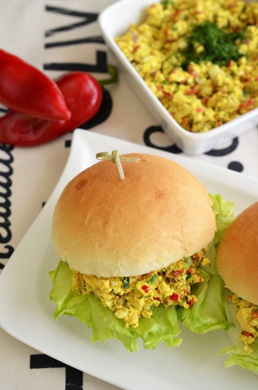 Salata de oua cu tofu afumat