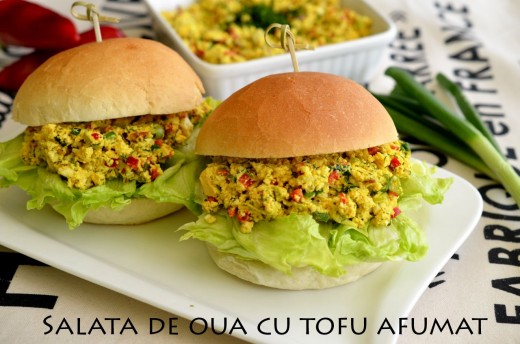 Salata de oua cu tofu afumat