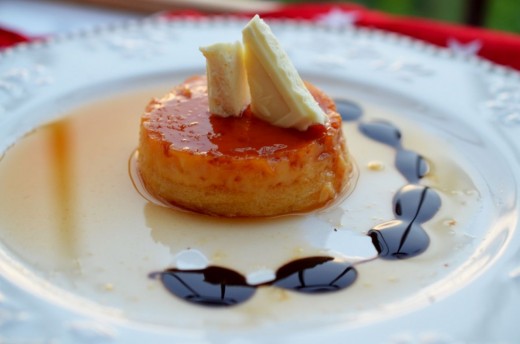 Creme caramel cu lapte de soia