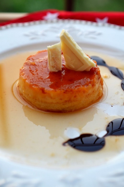 Creme caramel cu lapte de soia