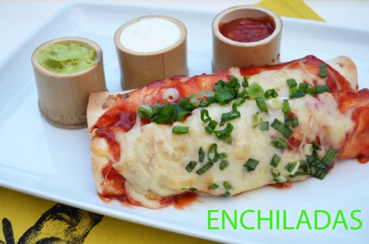 enchiladas de pui