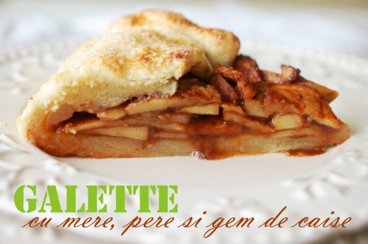 galette cu mere