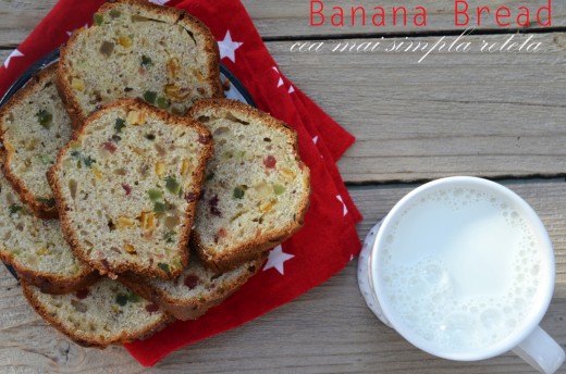 banana bread chec cu banane