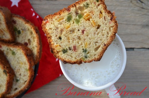 banana bread chec cu banane