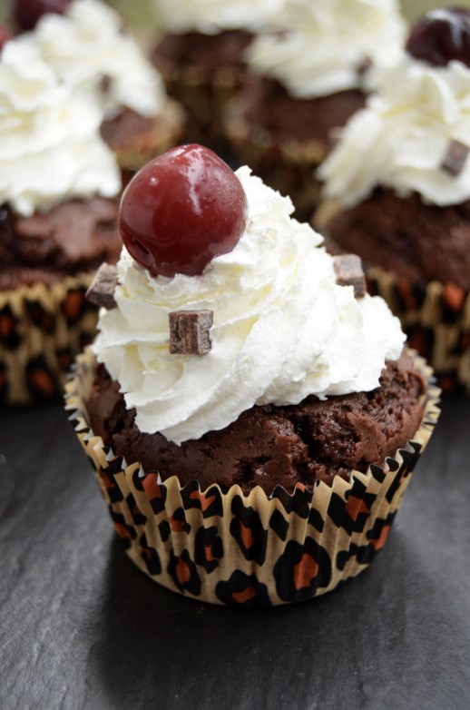 black forest cupcakes