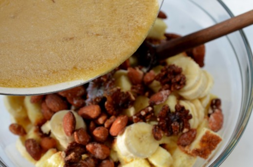 muffins cu sirop de artar banane si nuci