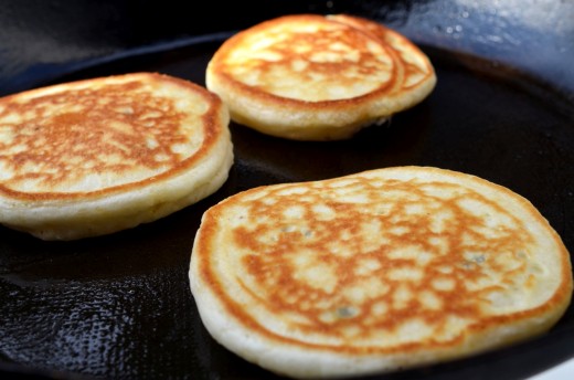 pancakes cu fructe de padure