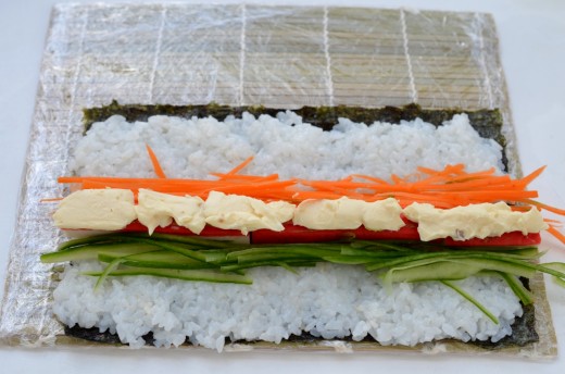 sushi facut in casa