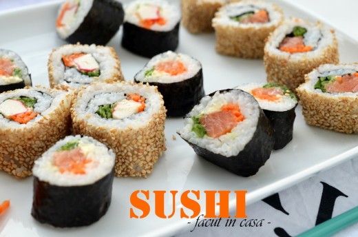 sushi facut in casa