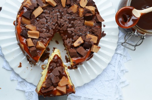 toffee cheesecake