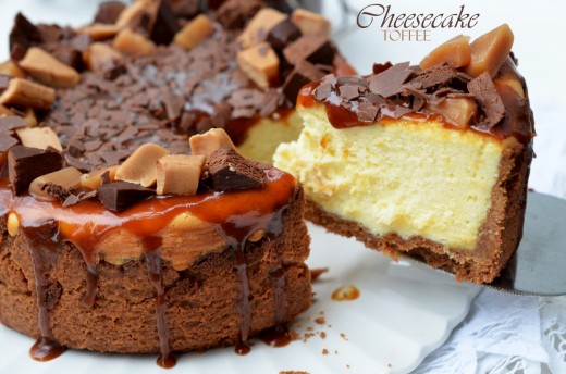 toffee cheesecake