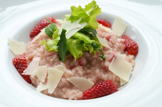 risotto cu capsuni