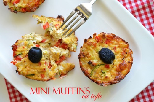 muffins cu tofu si legume