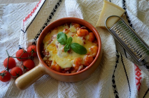 gnocchi cu chorizo