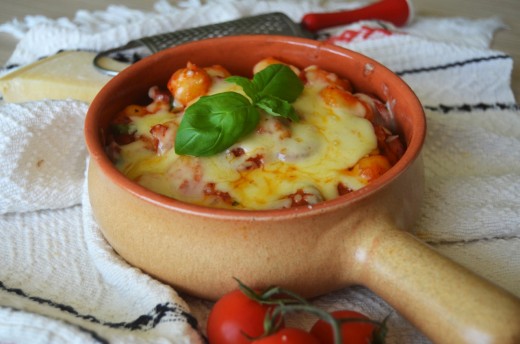 gnocchi cu chorizo