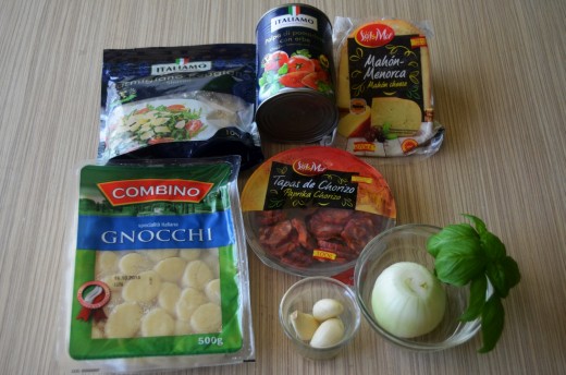 gnocchi cu chorizo