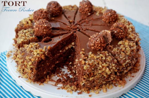 tort ferrero rocher