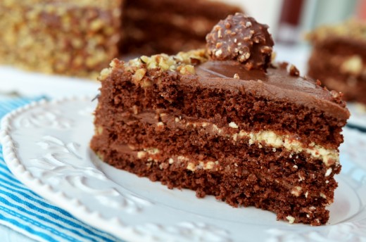 tort ferrero rocher