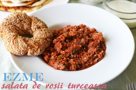 ezme salata turceasca de rosii