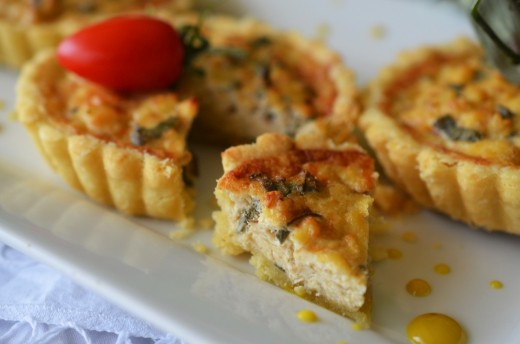 mini quiche cu tofu