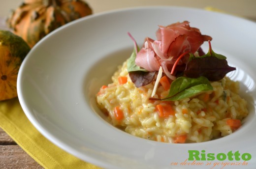 risotto cu dovleac si gorgonzola