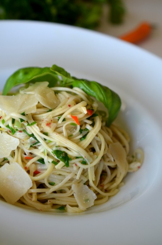 paste aglio olio e peperoncino